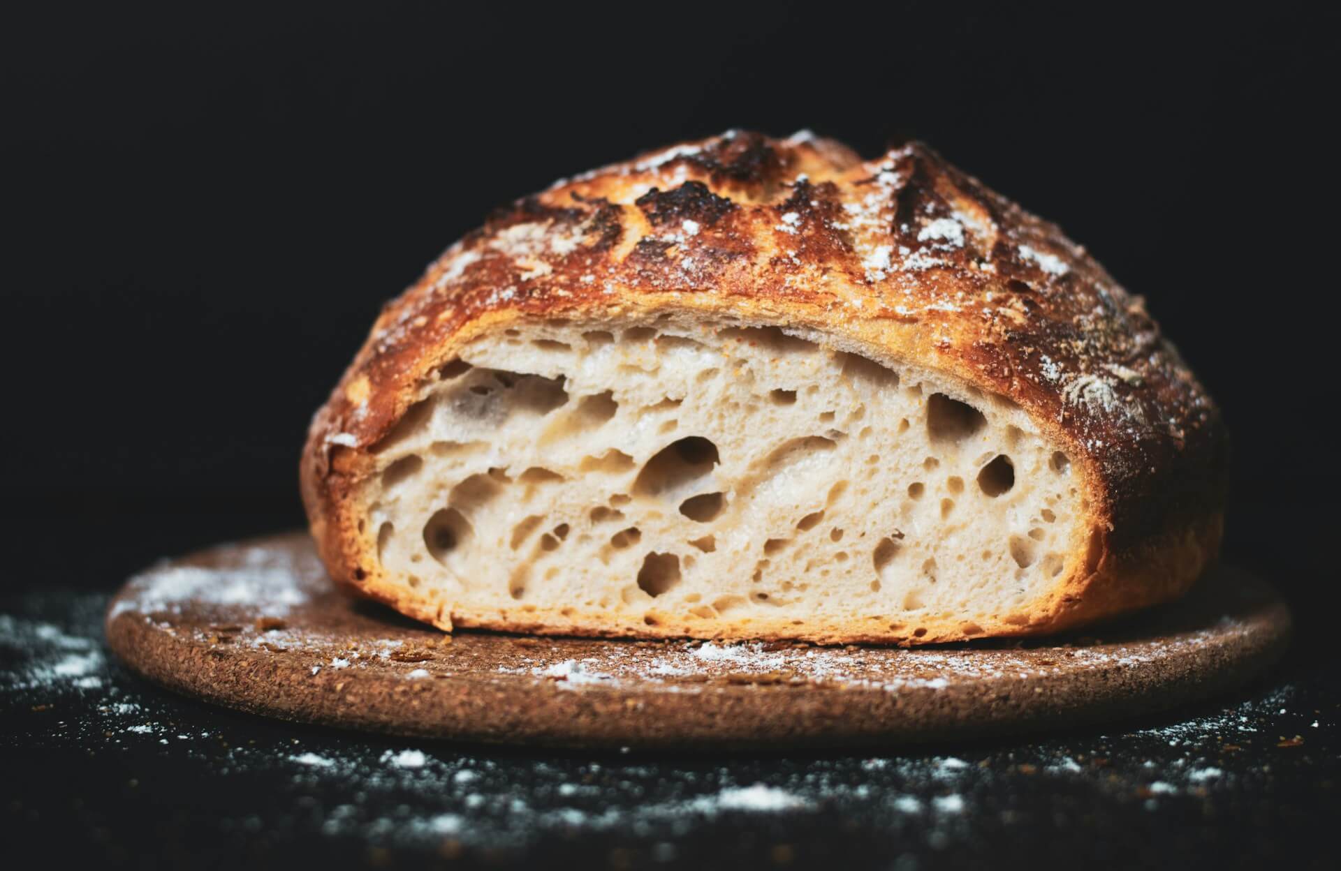 Freshly baked sourdough bread showcasing why sourdough bread tastes different.